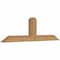 Ekena Millwork Portland Smooth Timber Gable Bracket, Western Red Cedar, 48"W x 14"H x 3 1/2"D x 3 1/2"F, 7/12 Pitch GBW048X14X0404POR00SWR - alternate 4
